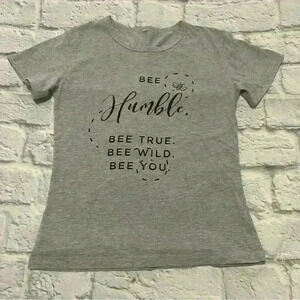 Bee Humble Tee S Gray